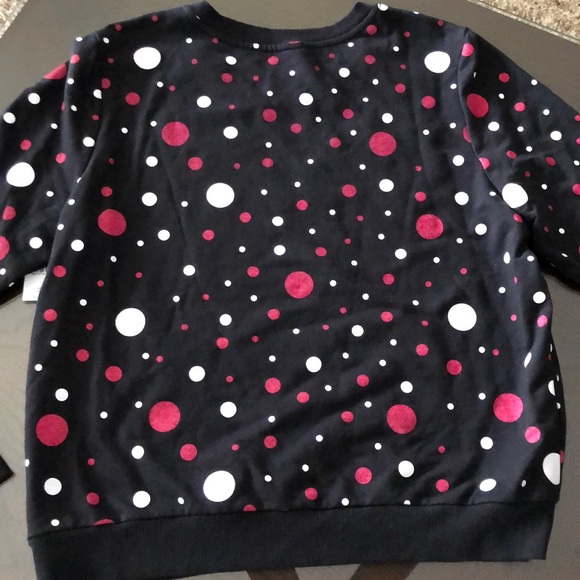 Disney’s Minnie Polka Dot 2-Way Sequin Sweatshirt - Picture 8 of 10